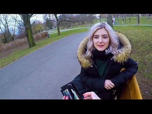 ❤️ Swallows hot cum coigreach airson airgead - blowjob anns a 'phàirc le Eva Elfie ️  Fucking  leinn gd.allo-sex.ru ☑